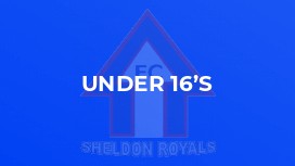 Under 16’s