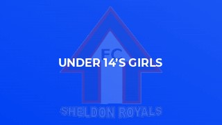Under 14’s girls