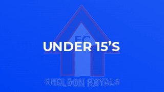 Under 15’s