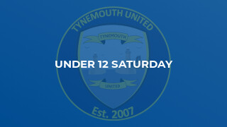 Under 12 Saturday