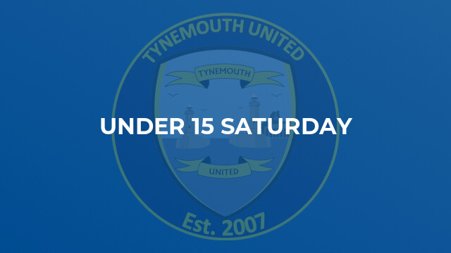 Under 15 Saturday