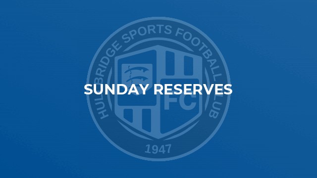Sunday Reserves