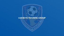 U-8 Boys training group