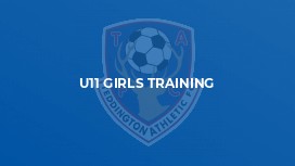 U11 Girls Training