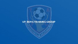 U7  Boys Training Group
