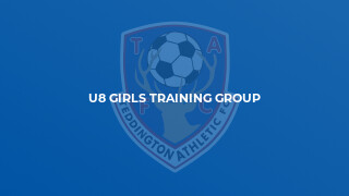 U8 Girls training Group