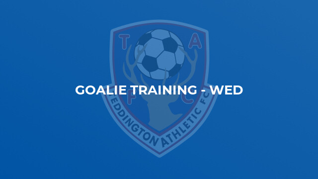 Goalie Training - Wed