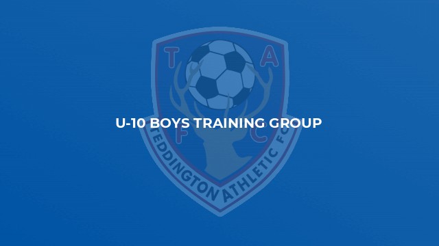 U-10 Boys Training Group