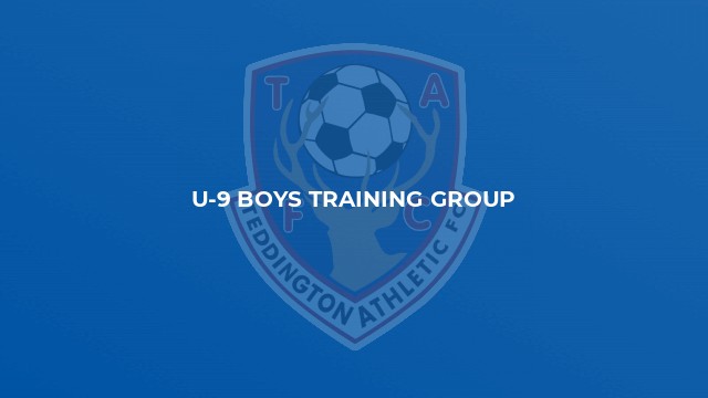 U-9 Boys Training Group