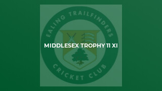 Middlesex Trophy 11 XI