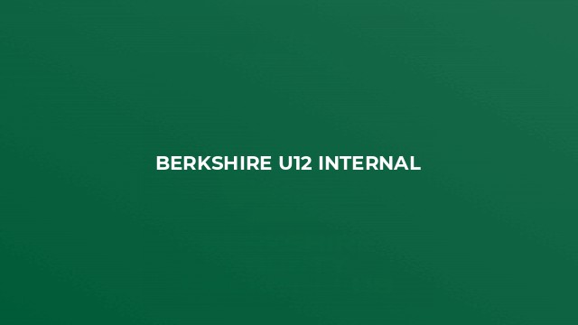 Berkshire U12 Internal