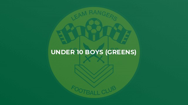 Under 10 Boys (Greens)
