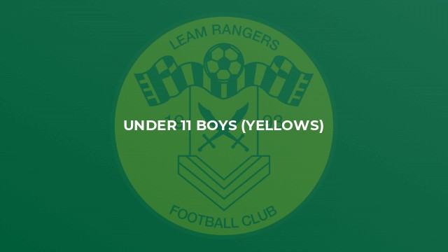 Under 11 Boys (Yellows)