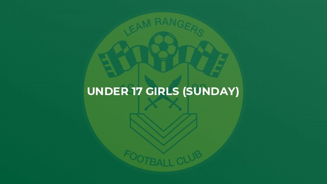 Under 17 Girls (Sunday)