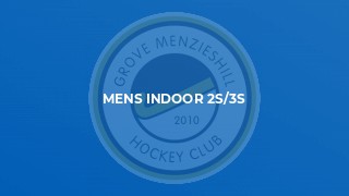Mens Indoor 2s/3s