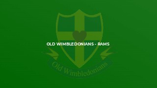 Old Wimbledonians - Rams