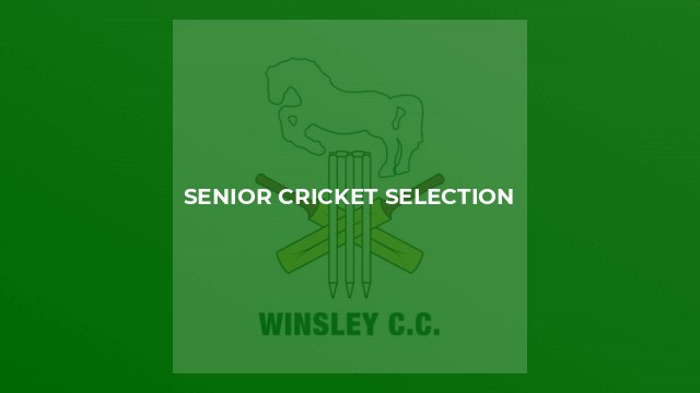 SENIOR CRICKET SELECTION