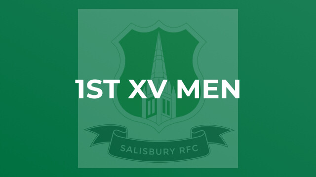 1st XV Men