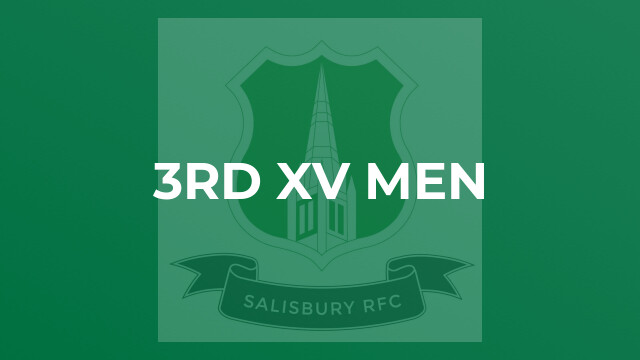 3rd XV Men