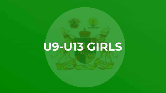 U9-U13 Girls
