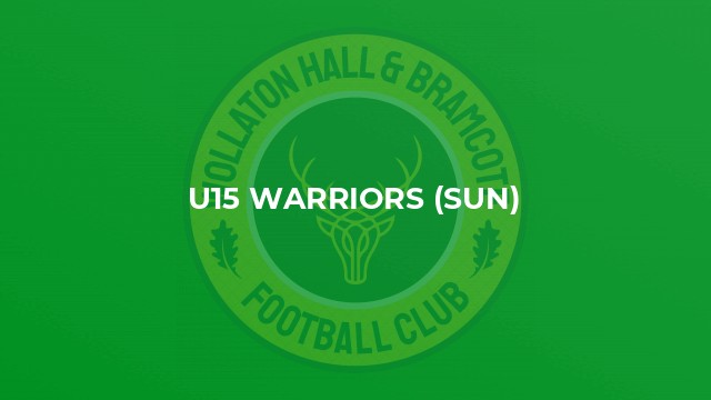 U15 Warriors (Sun)