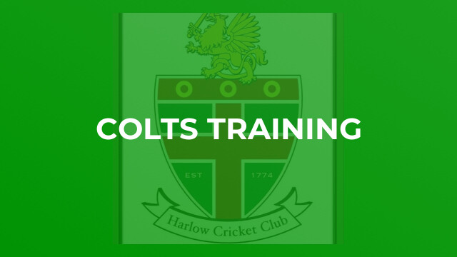 Colts Training