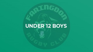 Under 12 Boys