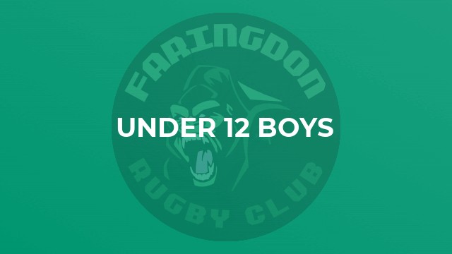 Under 12 Boys