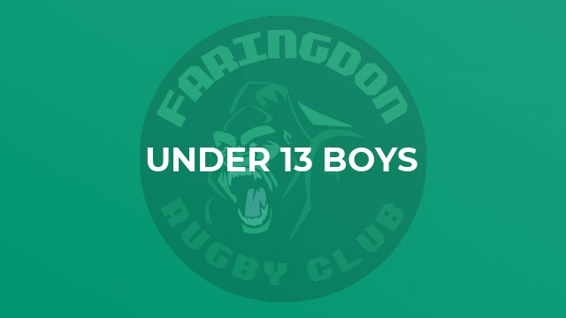 Under 13 Boys