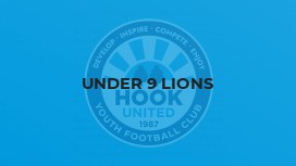 Under 9 Lions