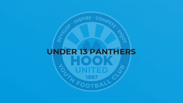 Under 13 Panthers