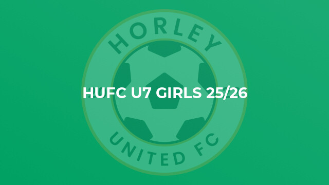 HUFC U7 Girls 25/26
