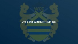 U10 & U12 Winter Training