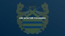 U16 Winter Training