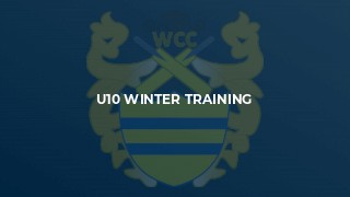 U10 Winter Training