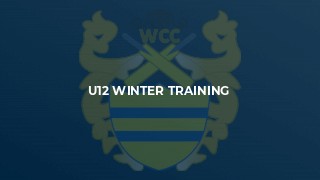 U12 Winter Training