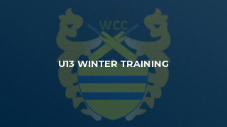 U13 Winter Training