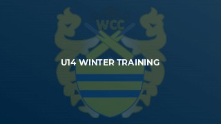 U14 Winter Training