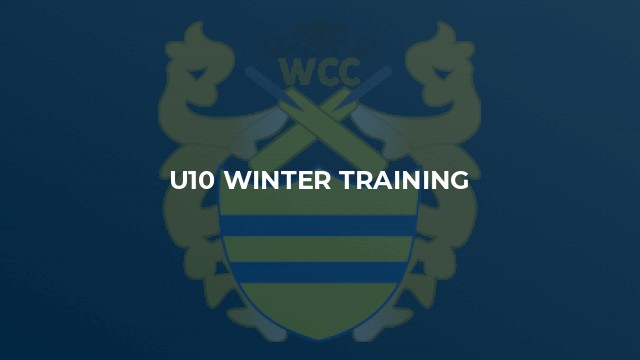 U10 Winter Training