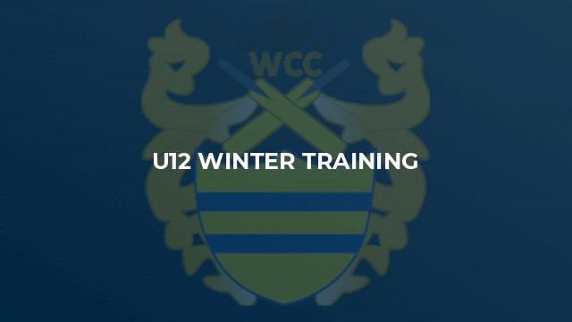 U12 Winter Training