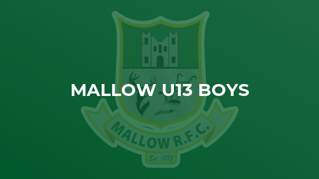 Mallow U13 Boys