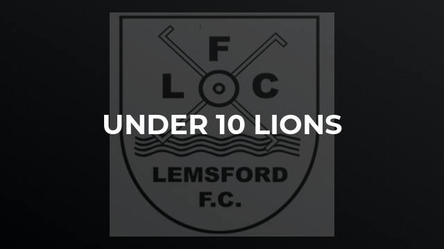 Under 10 Lions