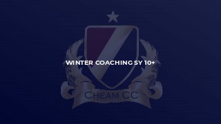 Winter Coaching SY 10+