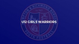 u12 Girls Warriors