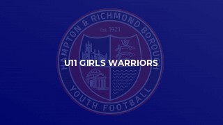 u11 Girls Warriors