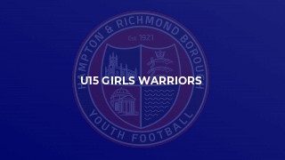 u15 Girls Warriors
