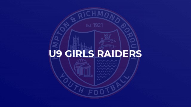u9 Girls Raiders