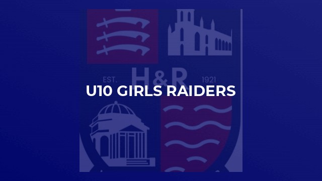 u10 Girls Raiders