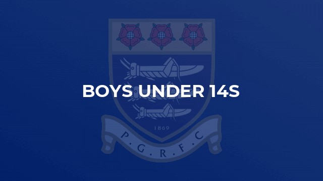 Boys Under 14s