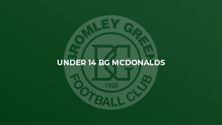Under 14 BG Mcdonalds